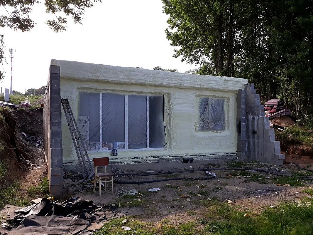 Realizace stříkané PUR izolace – reference Superizolace 36
